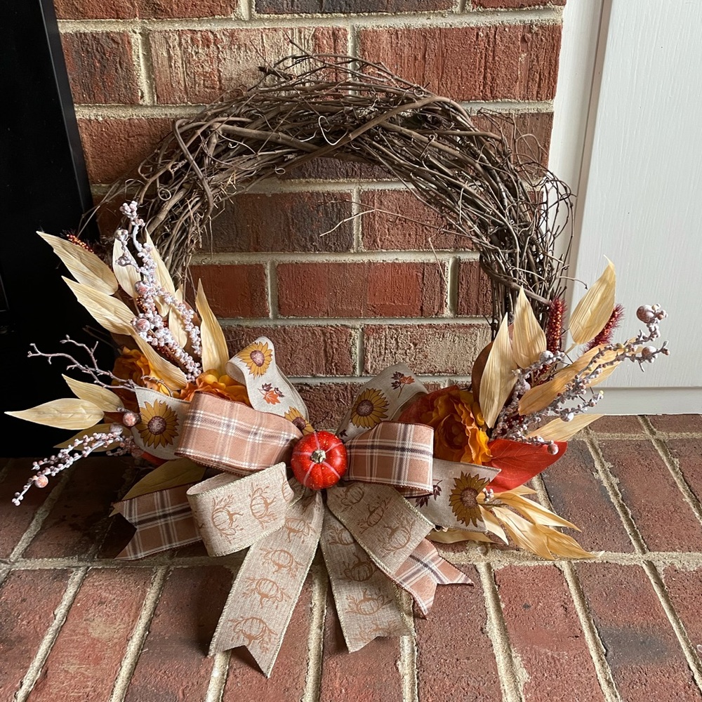 Hand Made Fall Wreath